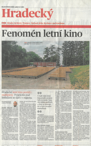Článek o letních kinech