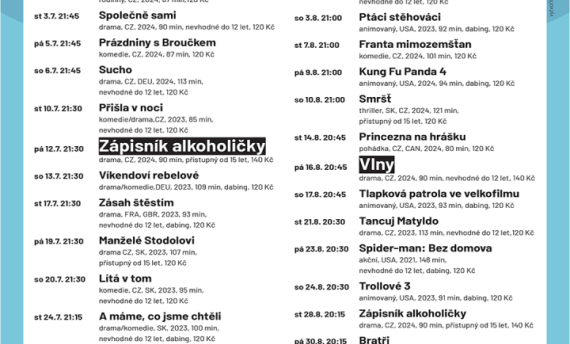 LETNÍ KINO 2024