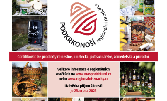Výzva XVI. k předkládání žádostí o udělení značky PODKRKONOŠÍ regionální produkt