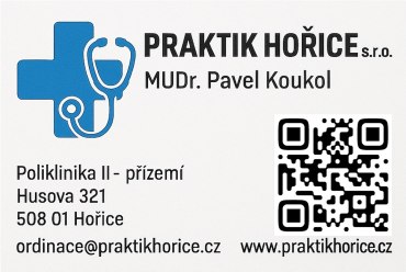 Otevření ordinace praktického lékaře v Hořicích - MUDr. Pavla Koukola