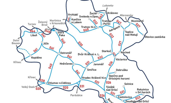 Návrh železničního jízdního řádu pro rok 2025