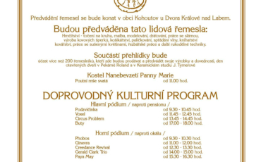 Lidová řemesla 12.08.2023 Kohoutov