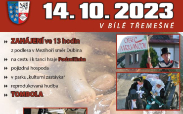 Posvícenský průvod 14.10.2023 - Bílá Třemešná