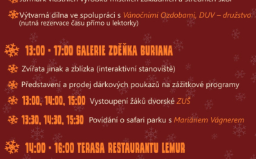 ADVENT V ZOO Dvůr Králové 02.12.2023