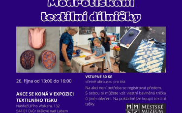 MODROTISKÁNÍ 26.10.2023 - Dvůr Králové nad Labem