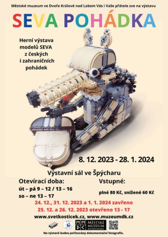 Výstava SEVA POHÁDKA 8.12.2023-28.1.2024 - Dvůr Králové nad Labem