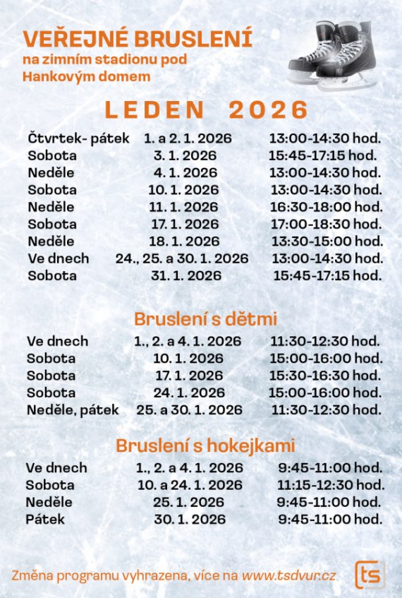 AKCE Dvůr Králové 01/2026