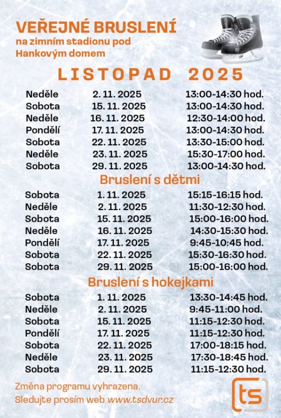 Dvůr Králové nad Labem - akce 11/2025