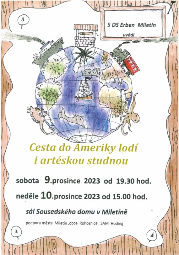 Divadelní představení 09.12., 10.12.2023 - Obec Rohoznice