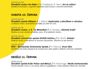 Miletínské divadelní jaro 9.-11.6.2023