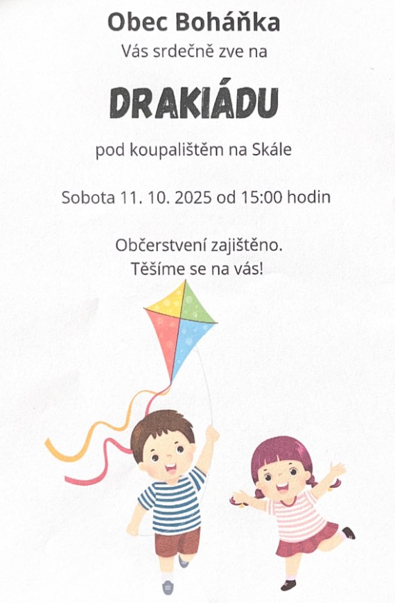 Drakiáda pod koupalištěm na Skále