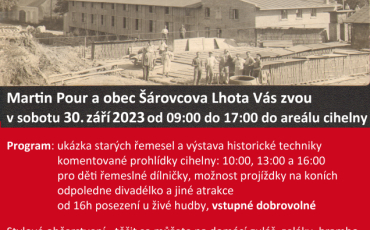 Stará řemesla na cihelně 30.09.2023 - Šárovcova Lhota