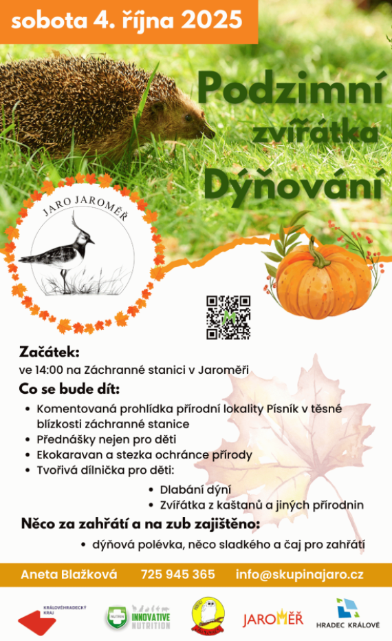 Podzimní den otevřených dveří Záchranné stanice v Jaroměři / 04.10.2025