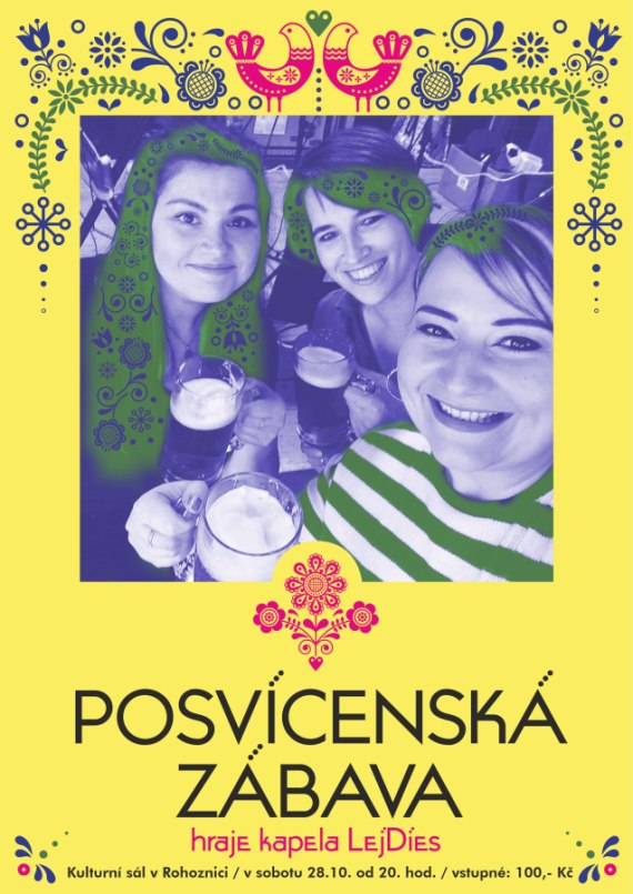 Posvícenská zábava v Rohoznici - 28.10.2023