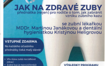 Přednáška JAK NA ZDRAVÉ ZUBY / 20.03.2025 Hořice