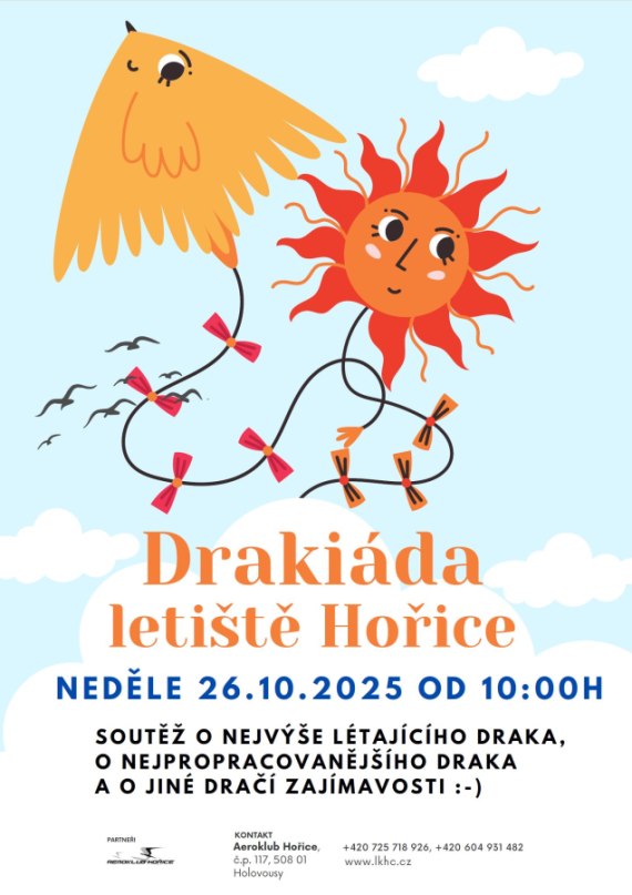 Drakiáda v Hořicích 26.10.2025