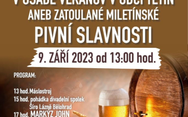 POSVÍCENÍ V OSADĚ VLKANOV V OBCI TETÍN ANEB ZATOULANÉ MILETÍNSKÉ PIVNÍ SLAVNOSTI 09.09.202