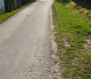 2019 - Asfaltová cesta Boháňka - oprava