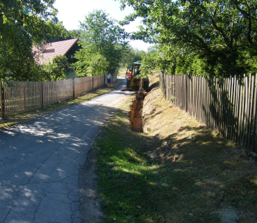 2019 - Boháňka kanalizace a cesta