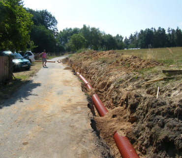 2019 - Boháňka kanalizace a cesta
