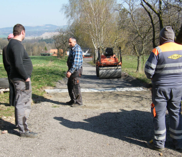 2019 - Asfaltová cesta Boháňka - oprava