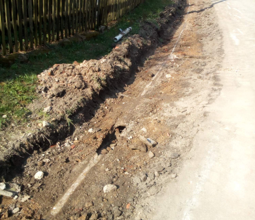 2019 - Boháňka kanalizace a cesta