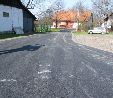 2019 - Asfaltová cesta Boháňka - oprava