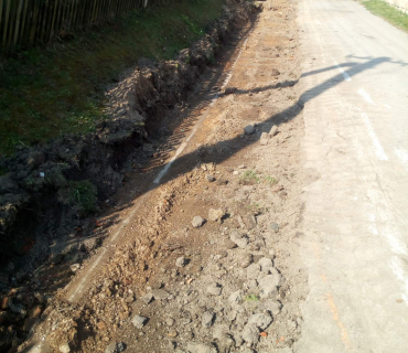 2019 - Boháňka kanalizace a cesta