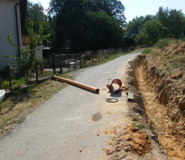 2019 - Boháňka kanalizace a cesta