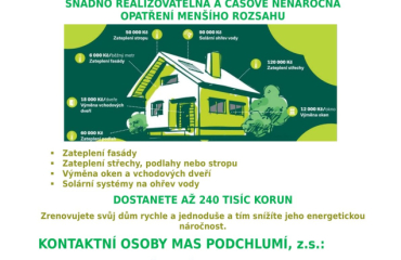 Nová zelená úsporám Light - možnost získání dotace Nová zelená úsporám Light - možnost získání dotace