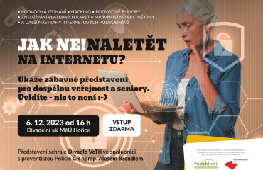 přednáška/představení o kyberpodvodech - Hořice 06.12.2023